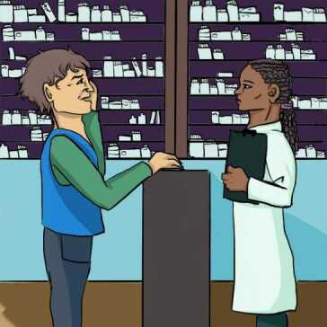 Cover of Getting medicine